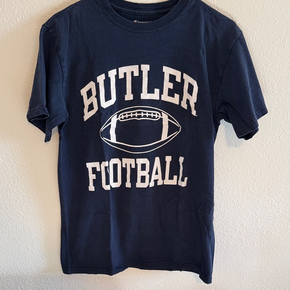 Butler Navy Football T-Shirt